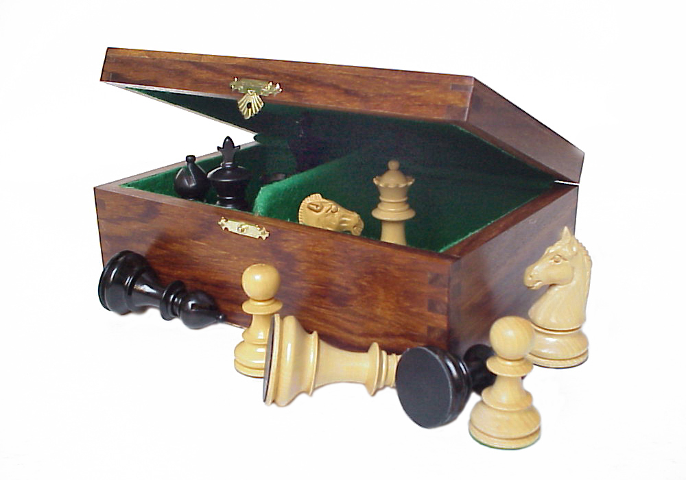 JS#15503--HINGE TOP SHEESHAM WOOD BOX WITH PARTITION & FELT