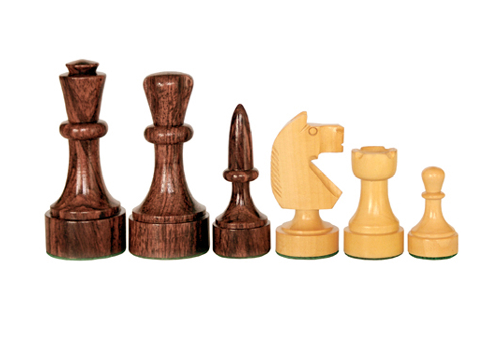 JS#10506--ROSEWOOD & BOXWOOD FELTED KING SIZE -- 95 MM / 3.75" BASE DIA -- 35 MM