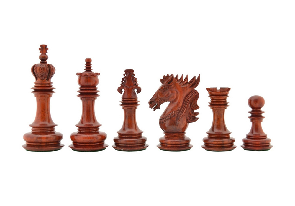 Prestige Luxury Chess Pieces (Redwood/Ebonywood) – ICS0803 - Image 2
