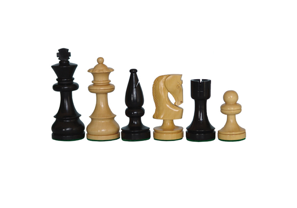 JS#11005--PAINTED IN BLACK COLOUR & BOXWOOD KING SIZE -- 89 MM / 3.50" BASE DIA -- 35 MM