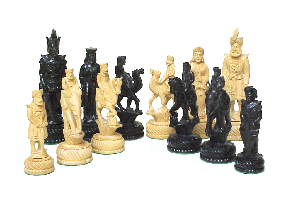 JS#12505--EBONY WOOD & BOXWOOD KING SIZE -- 100 MM / 4.00"