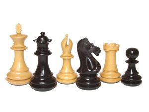 JS#10010--Ebony & Boxwood Felted King Size -- 100 Mm / 4.00" Base Dia -- 47 Mm