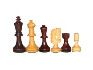 JS#11003--FRENCH STYLE ROSEWOOD & BOXWOOD KING SIZE -- 100 MM / 4.00" BASE DIA-- 38 MM