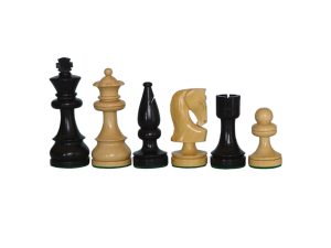JS#11005--PAINTED IN BLACK COLOUR & BOXWOOD KING SIZE -- 89 MM / 3.50" BASE DIA -- 35 MM